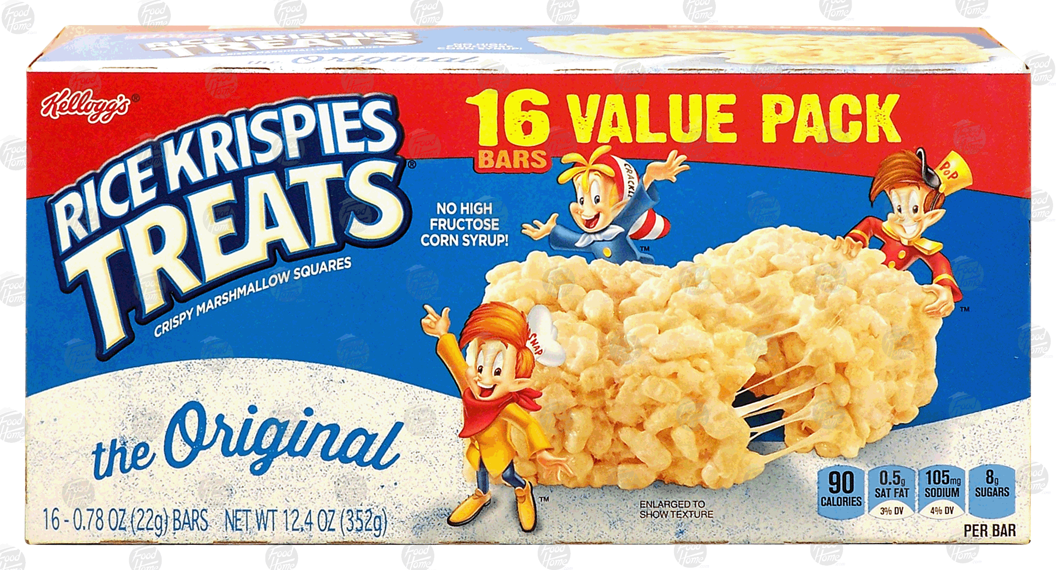 Kellogg's Rice Krispies Treats the original, crispy marshmallow squares Full-Size Picture